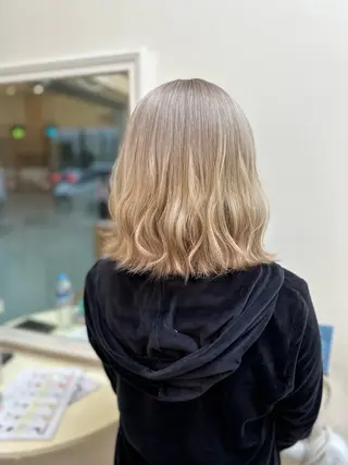 ミディアム カラー プルエク/clana ♡marinのヘアスタイル