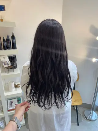 ロング カラー 堀越 美羽のヘアスタイル