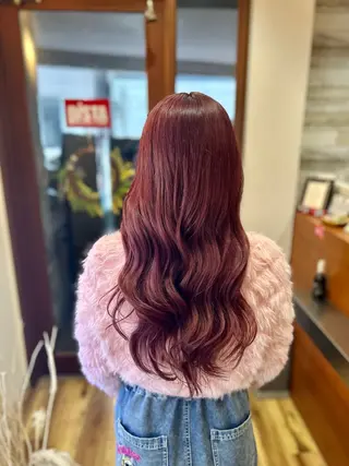 ロング カラー 🎀たな 🧸のヘアスタイル