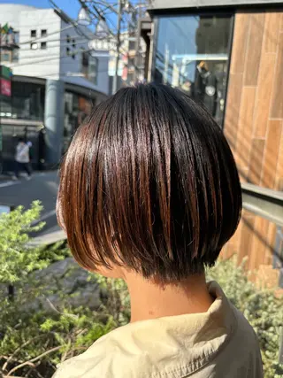 ショート すぐ巻ける縮毛矯正 🍀勝倉　麗のヘアスタイル