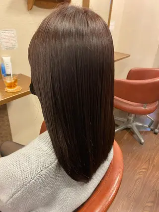 セミロング カラー liL  hair サトウリョウタのヘアスタイル