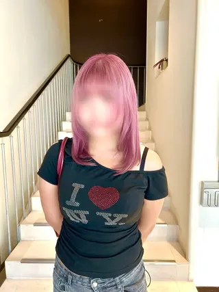 ミディアム 合庭 柚のヘアスタイル