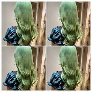 ロング カラー 髪質改善 艶髪矯正 エクステ かいり✂️のヘアスタイル