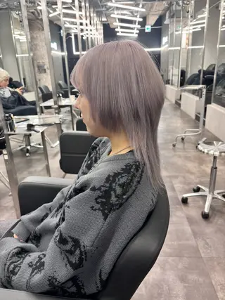 ミディアム ゲンキ /ウルフカットのヘアスタイル
