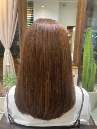 セミロング カラー 藤田 綾佳のヘアスタイル