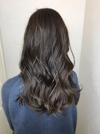 ロング カラー 松井 博徳のヘアスタイル
