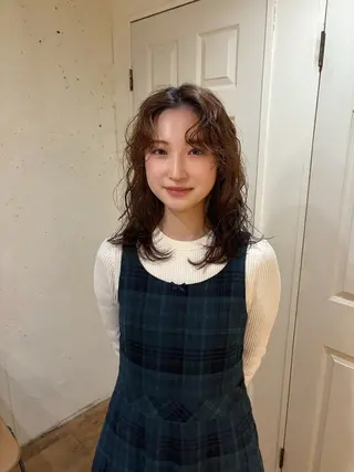 ミディアム パーマ kaito パーマ募集！🔵のヘアスタイル