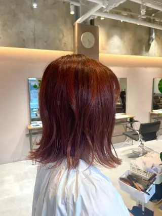 ミディアム カラー 城間 晴人のヘアスタイル