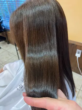 ロング 縮毛矯正/髪質改善 飯田公祐のヘアスタイル
