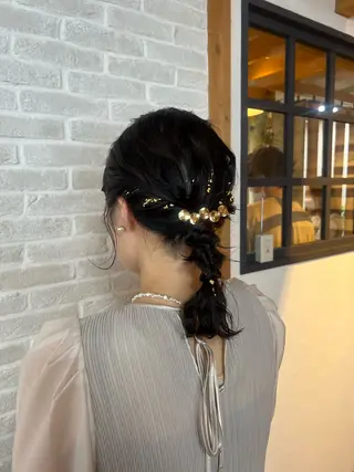 セミロング ヘアアレンジ Topstylist YUKIのヘアスタイル