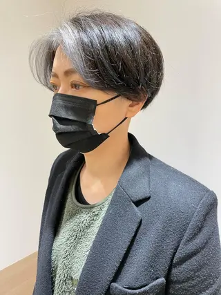 ショート カラー 天野 瑠真のヘアスタイル