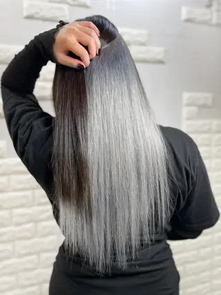 ロング カラー ヘアアレンジ 次世代シールエクステ 錦糸町 小泉 朋之のヘアスタイル