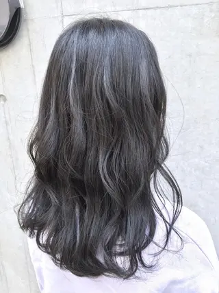 セミロング カラー パーマ ✨髪質改善縮毛矯正✨ 宇田川修平のヘアスタイル
