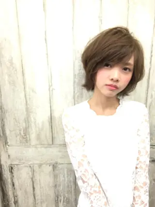 ショート カラー ヘアアレンジ 山北 咲子のヘアスタイル
