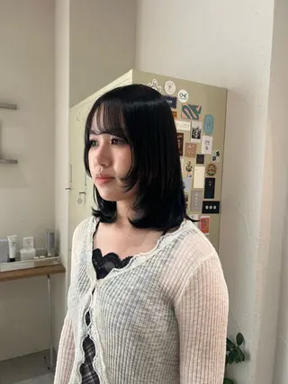 ミディアム 🌷似合わせカラー 🌷/岡崎/アイ🐰のヘアスタイル