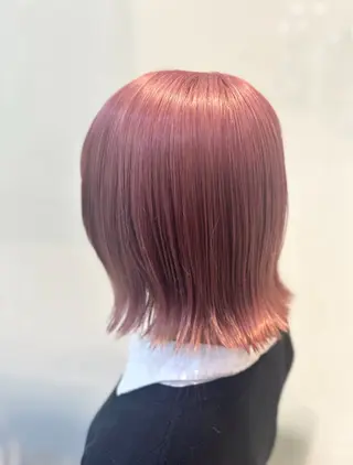 ショート カラー 縮毛矯正/髪質改善/ 艶髪ササキナツミのヘアスタイル