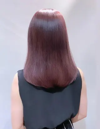 ミディアム カラー ヘアアレンジ 柔らか垢抜けｶﾗｰと ｶｯﾄ🫧ASUKAのヘアスタイル