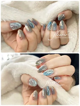 ネイル フルリール 【プライベートサロンのネイルデザイン