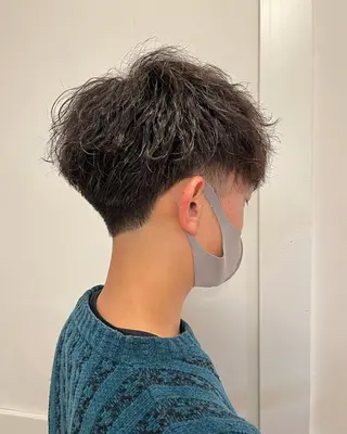 パーマ メンズ 狩野 くるみのヘアスタイル