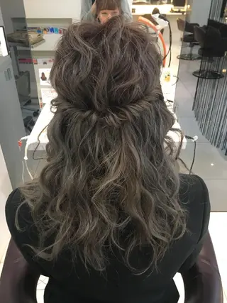 ミディアム セミロング ロング カラー ヘアアレンジ NORME経堂 nonのヘアスタイル