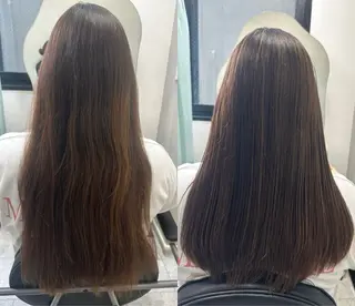 ロング カラー TELAHAIR岡野 春奈のヘアスタイル