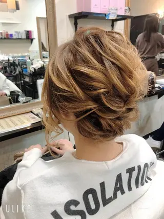 ミディアム ヘアアレンジ Mikuri 【Little】のヘアスタイル