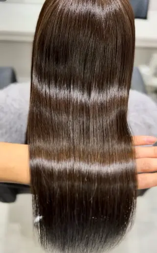 ロング カラー 髪質改善 艶髪矯正 エクステ かいり✂️のヘアスタイル