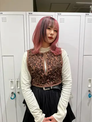 カラー 河原 楓樹のヘアスタイル