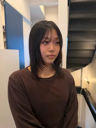 ミディアム かえで🧶 ボブ/ハイトーンのヘアスタイル