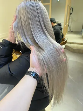 ロング カラー “ミニモ最高評価獲得 “代表"Kohei"のヘアスタイル