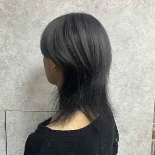 セミロング カラー SHUN/韓国/ レイヤー/透明感🖤のヘアスタイル