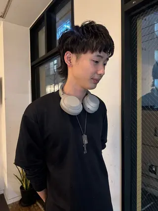 メンズ aya/ブリーチ/ ボブ/ショートのヘアスタイル