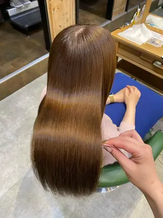 ロング パーマ 【縮毛矯正特化】 kyokaのヘアスタイル