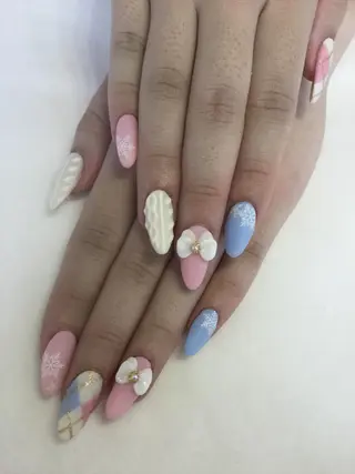 ネイル 💎🐰 saki. m 🐰💎のネイルデザイン