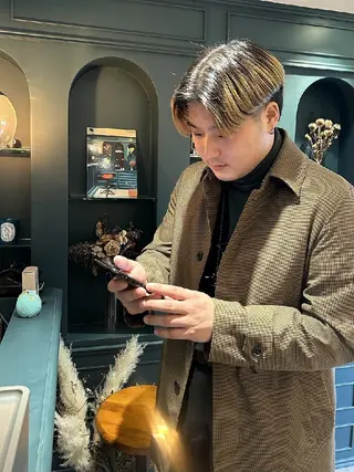 パーマ メンズ 【メンズカット/パー マ✂️】momo🌷のヘアスタイル