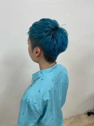 メンズ コテ巻き風パーマ 🦋にこ🦋のヘアスタイル