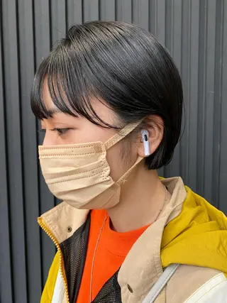 ショート 鈴木/ヘアアレンジ/ カット/グレイカラーのヘアスタイル