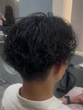 パーマ メンズ Tiktok5.8 万人🔥HAOのヘアスタイル