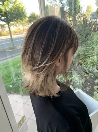 ショート カラー EARTH石巻店 尾形  裕のヘアスタイル