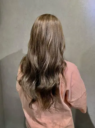 ロング カラー 髪質改善＊韓国ヘア＊ レイヤー＊IBUKIのヘアスタイル