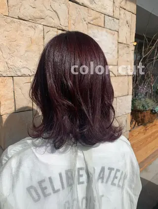 ショート カラー F-LILA (リラ)Ainaのヘアスタイル