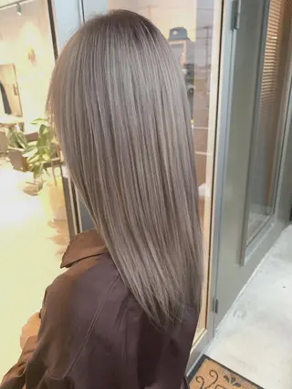 セミロング カラー 山本 貴弘のヘアスタイル