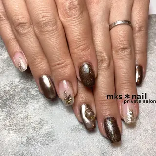 ネイル mks＊nail //  枚方長尾のネイルデザイン