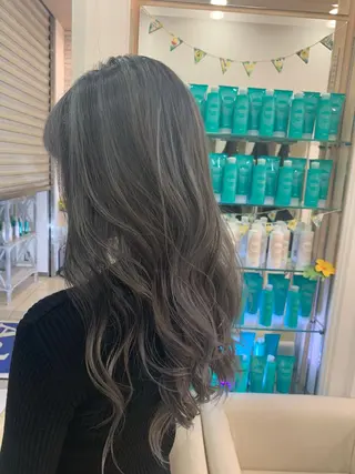 セミロング 竹下 勝也のヘアスタイル