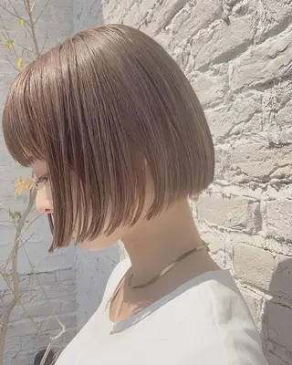ショート カラー ユズキ/銀座似合わせ カット♡透明感カラーのヘアスタイル