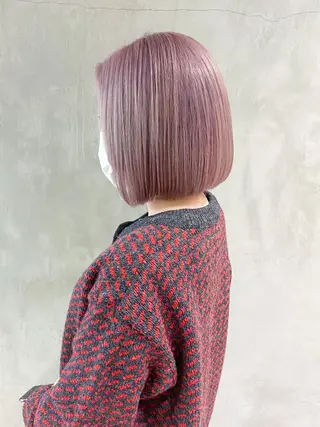 ミディアム カラー パーマ ヘアアレンジ ITbyALBUM 八王子店のヘアスタイル