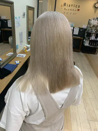 セミロング カラー 艶髪レイヤー上田 紗也🇰🇷💗のヘアスタイル