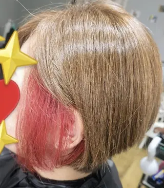 カラー Hair&Eyelash Linda所属・カマタ マキコのヘアスタイル