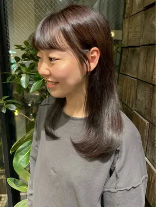 セミロング MINXginza タイラミユネのヘアスタイル