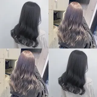 セミロング カラー ブリーチなしカラー/ 髪質改善　　佐藤 豪のヘアスタイル